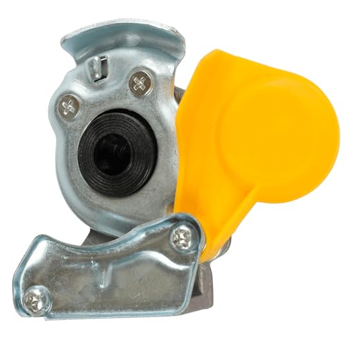 Kioiner Staubkappe, 10 Stück Staubkappe für Kupplungskopf, Ersatzdeckel Kappe für LKW Traktor (5*Gelb & 5*Rot)