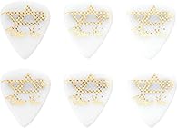 Ibanez signature series plectrums featuring rubber grip 1.0mm thickness White finish great for all types of playing Featuring Steve Vai's signature