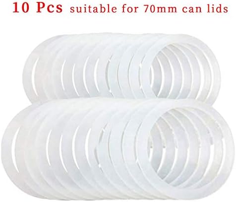 Replacement Silicone Seals Rings, Leakproof Rubber Jar Seals, Airtight Sealing Gaskets Rubber Rings For Kilner Jars Seals Glass Clip Top Canning