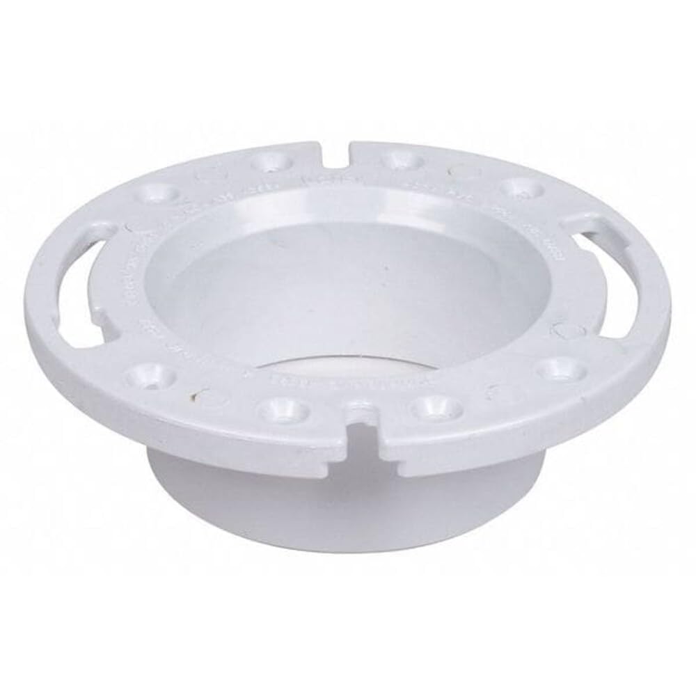Brida para armario Oatey 43587 de PVC que soluciona olores en el baño