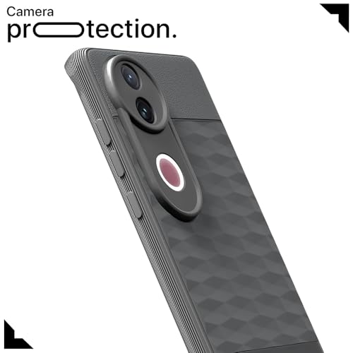 Image of Shockproof Case for Vivo V50 5G / V50e 5G / T4R 5G / iQOO Z10R 5G | Full Camera Protection | TPU Flexible Back Cover for Vivo V50 5G / V50e 5G / T4R 5G / iQOO Z10R 5G (Graphite Grey)