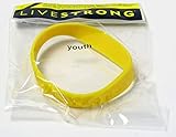 Produktbeschreibung: 100 % synthetisches Silikon-Gummi. Dieses gelbe Band verfügt über das aufgedruckte LIVESTRONG Logo.