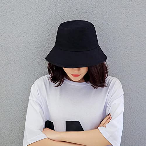 Baoblaze 2x Chapéu de Balde de Moda Clássica de Algodão Chapéu de Sol de Cor