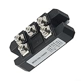 1600V 100A Three Phase Bridge Rectifier Diode Module for AC to DC Conversion, Full Wave Power Rectifier MDS-100A for Industrial Motor Drive and Inverter Input