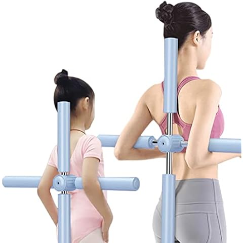 Granrouto Fitness Yoga Stick for Posture Corrector Training Yoga Body Sticks Retractable Back Straightener Yoga Sticks Stretching Tools Back Correction Stick Home Exercise Equipment for Women Kids Cover