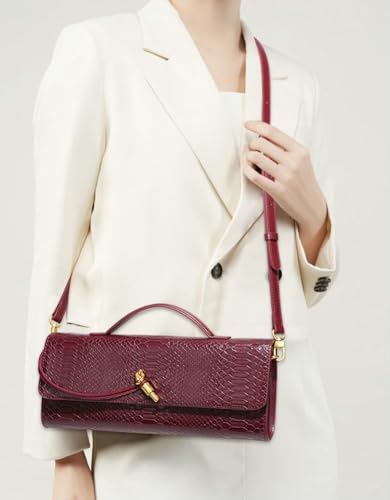 Clutch Purses for Women PU Leather Evening Bag Woven Clutch Trendy Purse Crossbody Bags Cute Handbag Shoulder Bag4