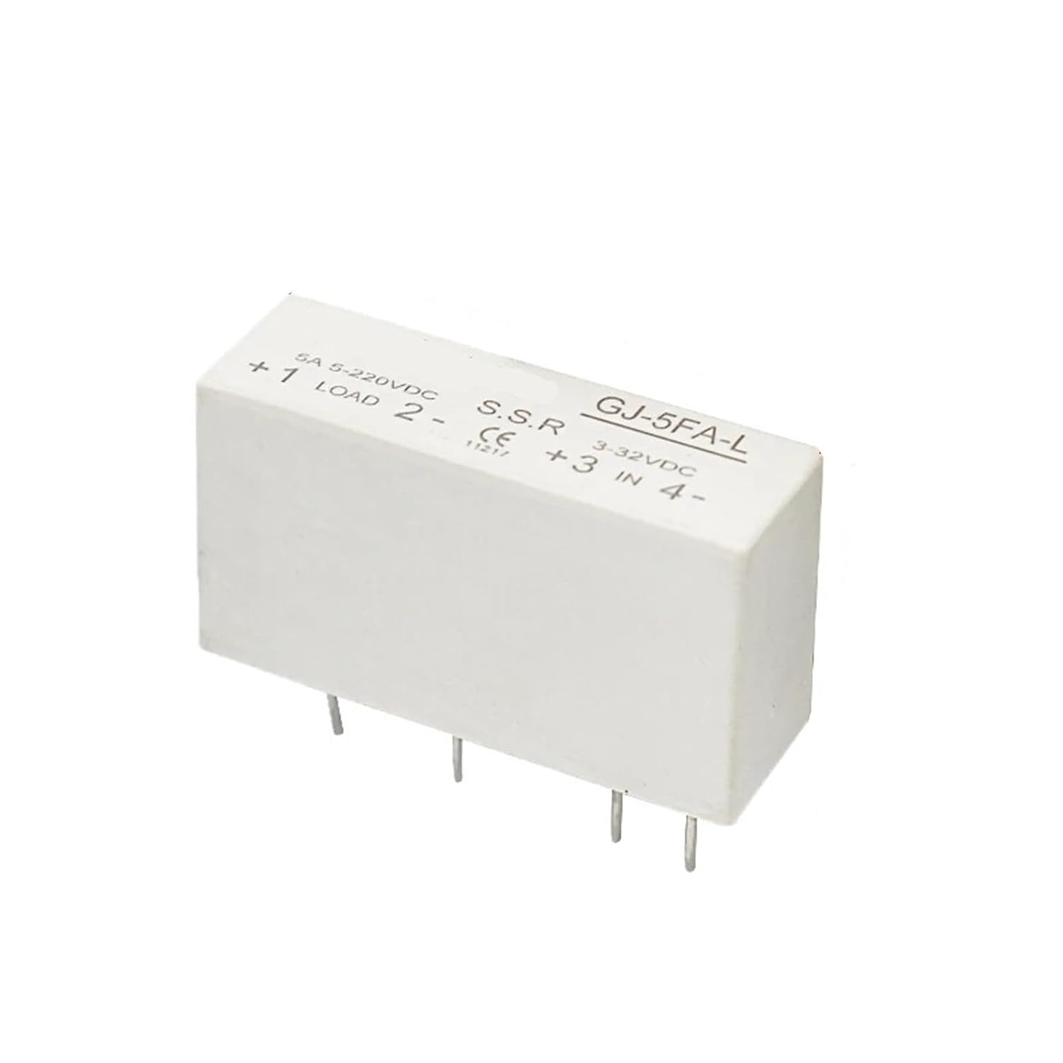 5/10 pcs SSR GJ-5FA-L DC-DC PCB SSR in 3-32VDC,Out 5-220V DC 5A Solid State Relay