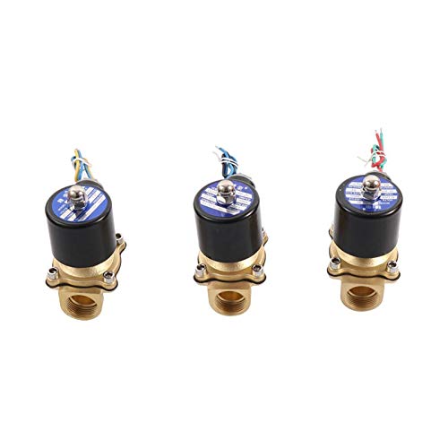 Válvula solenoide de latón 3/4" de alta durabilidad para control de gas y agua 5