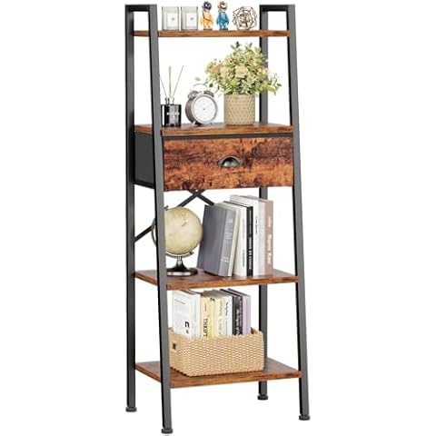 Furologee 4 Tier Ladder Shelf Cover