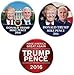 Just Released! Donald Trump Mike Pence 2016 Campaign Button Set