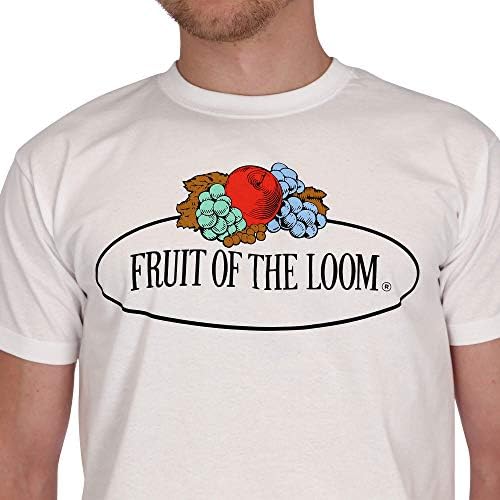 Fruit of the Loom Large Leo Logo Short Sleeve Crew Neck T-Shirt