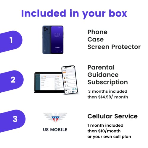 Pinwheel Slim 5 Kids Smartphone (Age 8-18) With Built-In Parent Management System | 700+ Vetted App Library With Child Safety Ratings | No Social Media Or Web Browser | Unlocked For Any Cell Carrier #TOP2