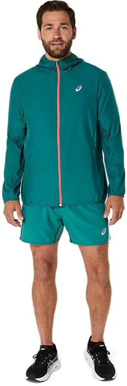 ASICS MEN'S SILVER JACKET RUNNING APPAREL