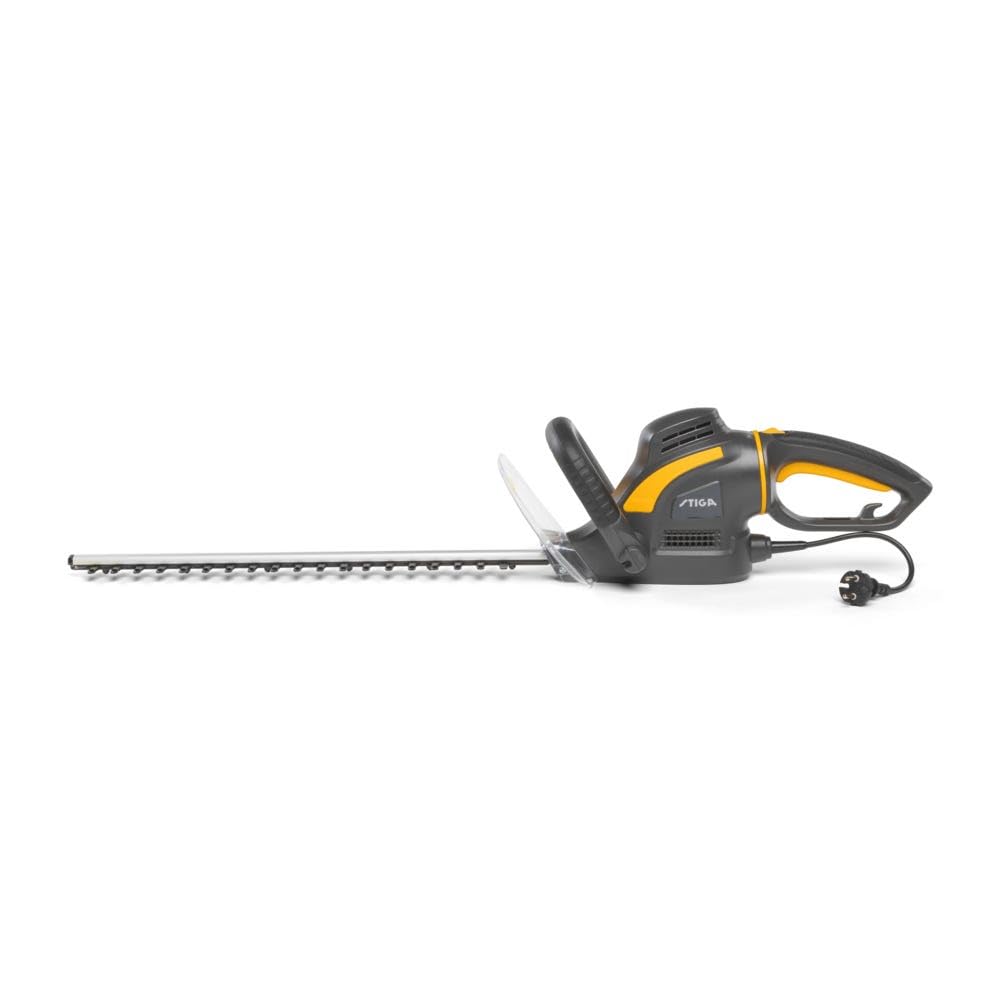 STIGA HT 105c - Cortasetos eléctricos (500 W), doble hoja 51 cm, espaciado de los dientes, 15 mm, peso 3 kg