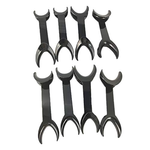 EXCEART Retractor Dental 8 Piezas en Forma de T Retractor de Ortodoncia Abridor Plástico de Plástico para Mejillas Labio Intraoral Abridor de Boca Dental Retractor Quirúrgico