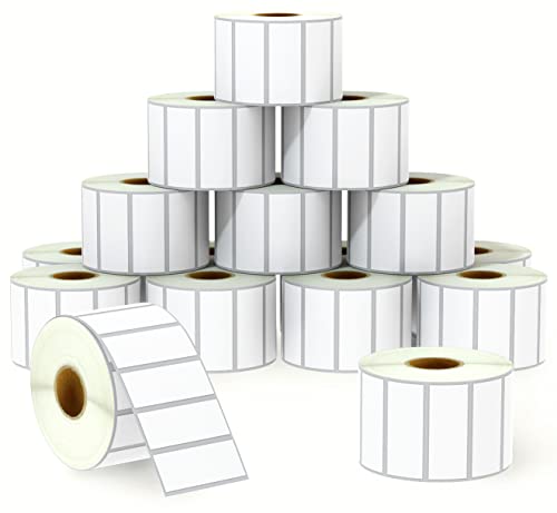 Étiquettes multifonctions adhésives BETCKEY 6,3x2,5cm haute adhérence avec perforation nette
