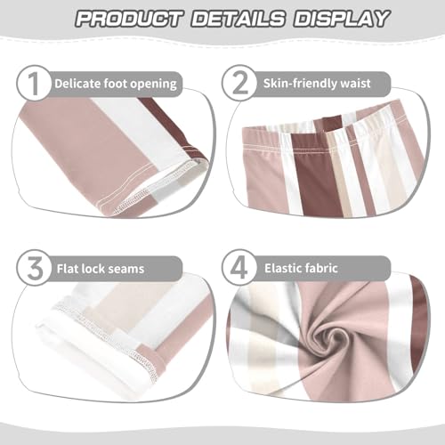 GuoChe Abstract Stripe Color Shorts for Teen Girls Cotton Cartwheel Shorts Lounge Pants for Dance Party3