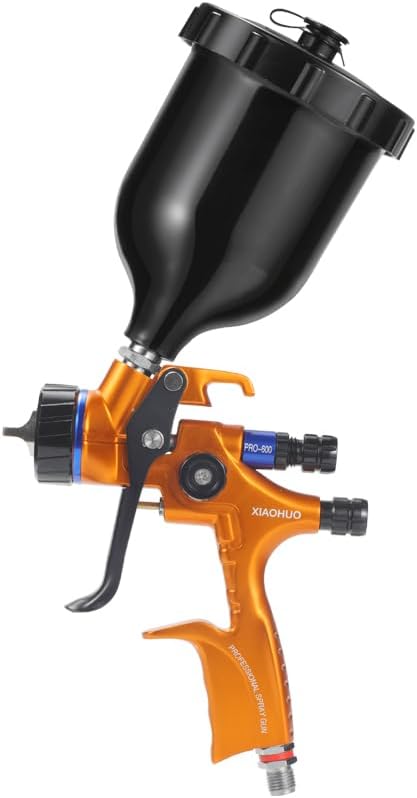 PRO-600 Ergonomic Paint Spray Gun Grip, Prolite Clear Coat Gun, 1.3mm Tip, 600ml Cup