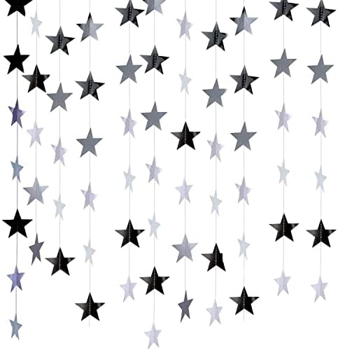 20 M Papiergirlande Mit Sternen – Partydeko Für Geburtstag, Babyshower & Mehr