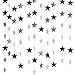 NITAIUN 65 Fuß Stern Papier Girlande Deko, Papiergirlande mit Silberenem Reflective, Hängend Sterngirlande, Dekorationen für Geburtstag Festival Kindergeburtstag Hochzeit Weihnachten Party,20M(Silber)