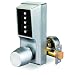 Kaba 1011-26D-41 Cylindrical Pushbutton Knob Nko Us26D, Satin Chrome