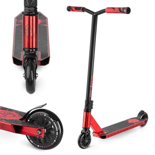 Movino Stunt Scooter Acrobático - Scooter Freestyle - Patinete Niño y Adolescentes - Plataforma de Aluminio Resistente y Rodamientos ABEC 9 - Trucos en el Skatepark - Capacidad de Carga: 100 kg