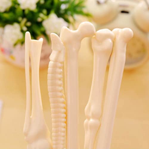 Greensen 5 Pcs Bone Shape Ballpoint Pens Bone Ballpiont Pens Funny Ballpoint Pens for Friends Doctor Nurse or Student - Image 3