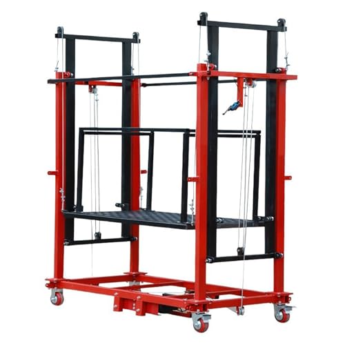 Andamio Eléctrico con Ruedas Universales, Plataforma Elevadora Móvil Plegable, con Capacidad De Carga De 500 Kg.(Raise 2 metres)