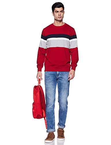 Image of Amazon Brand - Symbol Men's Cotton Crew Neck Sweatshirt