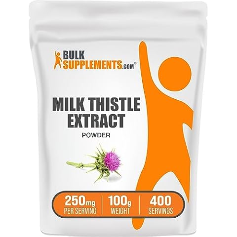BulkSupplements Milk Thistle Extract Powder Cover