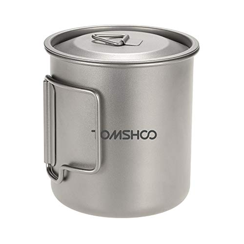 Nishore 420ml Titanium Cup Água Caneca Camping piquenique com tampa