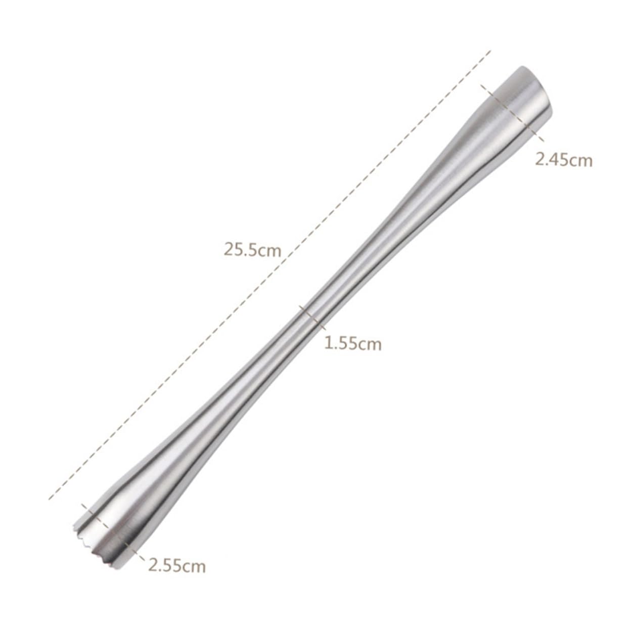 COLLBATH Cocktail Barware Bar Muddler Tool Bartender Muddler Mixer for Drinks Wide Muddler Cocktail Mixer Lemon Muddler Handy Cocktail Muddler Home Bar Tool Ice Muddler Bar Tools re-usable