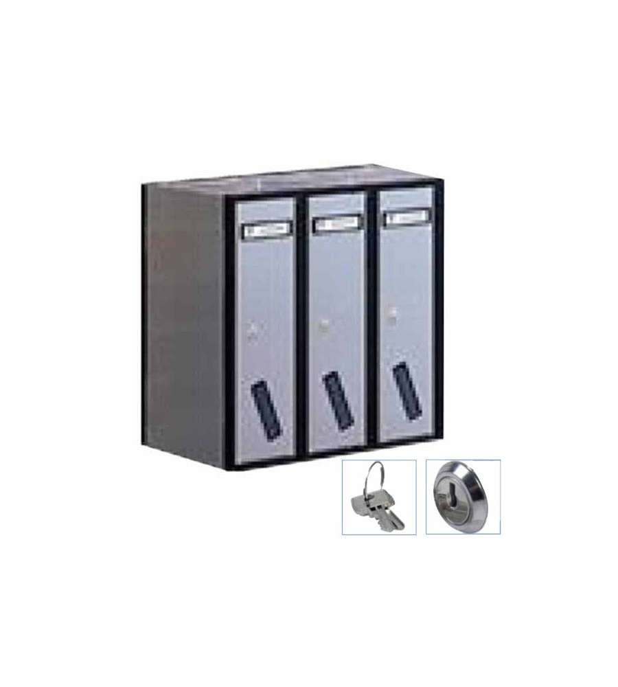 SILMEC CASELLARIO VERT 3P ALL SILVER 31-503 SILMEC