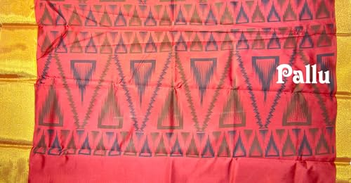 Image of VFCollections - POchampally Kalamkari Pattu Cotton SIlk Saree with Blouse Piece For Women