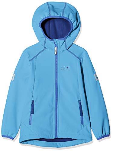 Preisvergleich Produktbild Jack Wolfskin Mädchen Whirlwind Jacket Girls Softshelljacke, Zircon Blue, 164