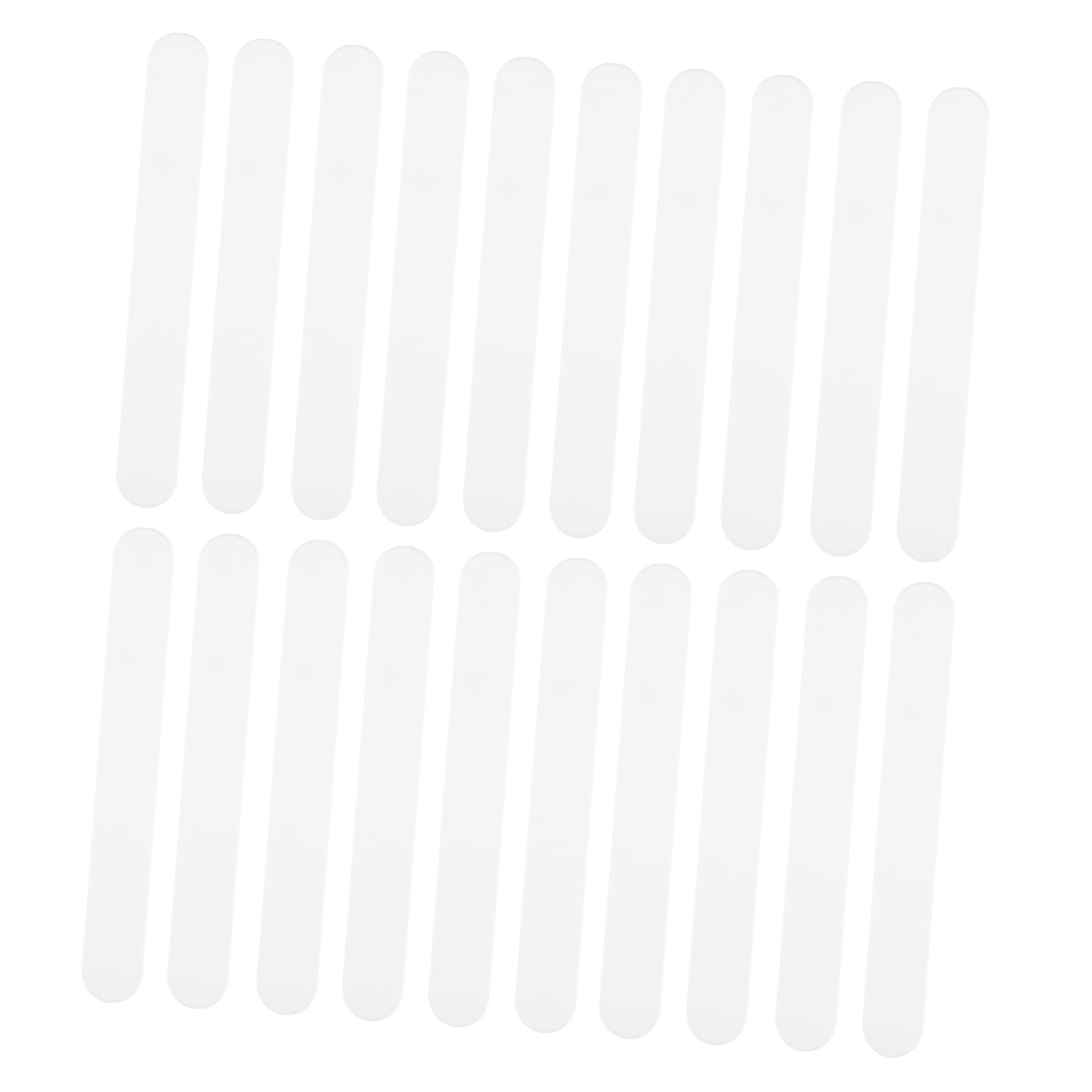 MUCKLILY 20pcs Pp Tongue Depressors Style for Boys and Girls Crafts and Clinics