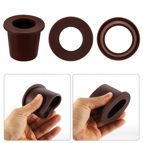 image for lasuroa 2pcs Umbrella Table Ring Hole, Silicone Umbrella Cone Wedge Pl