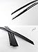 Safe Smoke Window Visor Sun Rain Vent Guard 4 Pcs Set Out Channel Visor Compatible with Hyundai Elantra (Elantra 2017~2018 Smoke)