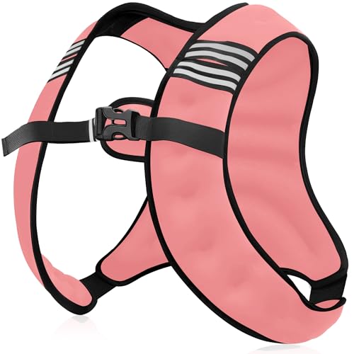 Image of NATURELUX Weighted Vest Men or Women - 5 /10 /15 /20 /25 /30lbs Weights with Reflective Stripe, Weighted Vest for Workout Equipment for Strength Training Running - Walking Weight Loss