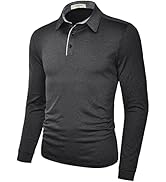 TAPULCO Mens Quick Dry Golf Shirts Casual Athletic Stretch Sports Polo Collared T-Shirts