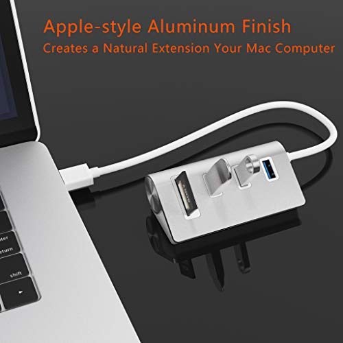 Cateck Bus-Powered Usb 3.0 3-Port Aluminum Hub With Sd/Tf Card Reader Combo For Imac, Macbook Air, Macbook Pro, Macbook, Mac Mini, Pcs And Laptops #TOP4