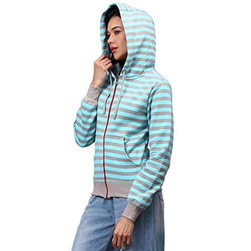 Image of Campus Sutra Women's Cotton Crew Neck Sweatshirt