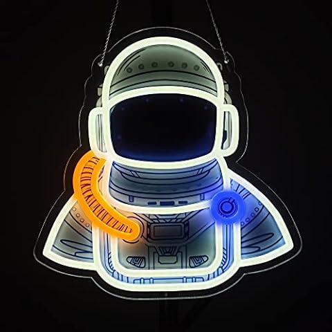 13x13 inch Spacesuit Neon Signs Art Wall Lights for Beer Bar Club Bedroom Hotel Pub Cafe Wedding Birthday Party Gifts Cover