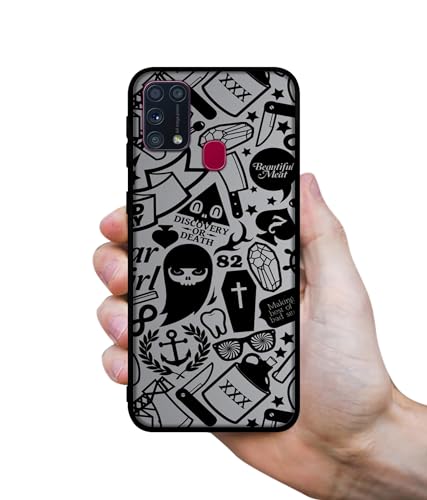 Image of Discover Or Death Design Premium 2D Printed Metal Back Case Cover for Samsung Galaxy M31 Prime / M31 / F41