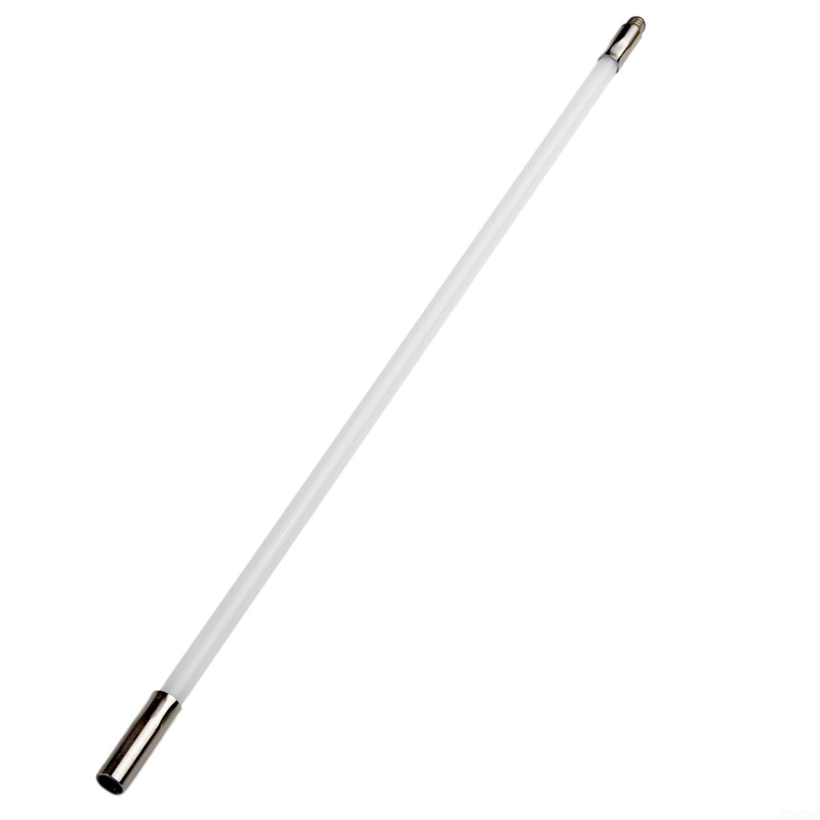 Kit spazzola per camino, strumento per la pulizia della canna fumaria del tubo del manicotto di scarico dello spazzacamino, sfiato del tubo include 9 barre flessibili + 1 testina della spazzola
