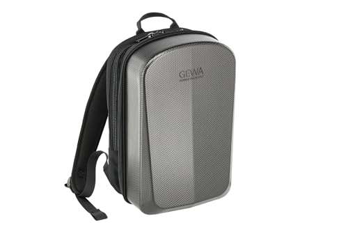 GEWA Space Bag Titanium - Estuche/mochila para clarinete - Tapa exterior de policarbonato - Parte trasera ergonómica - Compartimentos para accesorios
