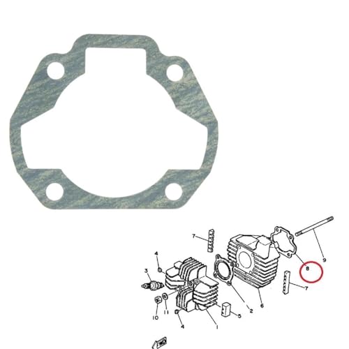 Kit joint de couvercle d'embrayage moto haute performance pour PW80 et BW80