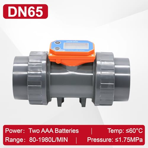 Medidor de flujo digital DN65 con batería integrada para un control preciso de caudal 2