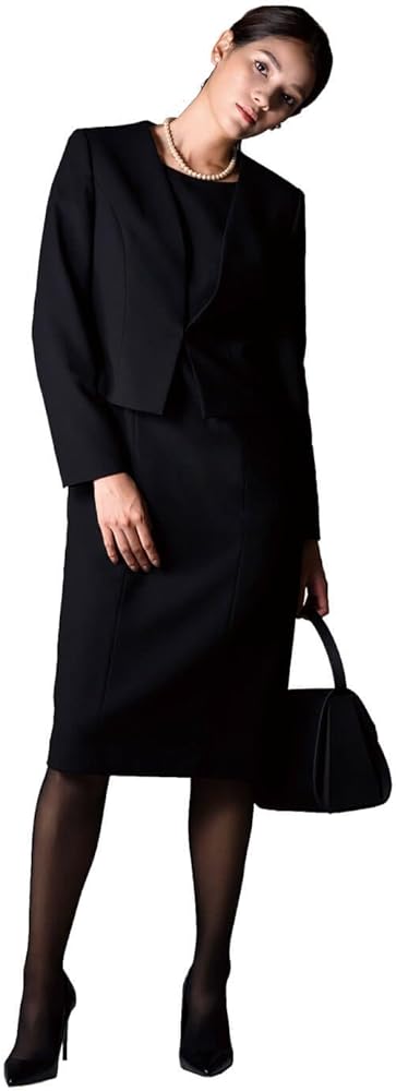 Amazon.co.jp: [ルクイユ] ブラックフォーマル レディース 喪服 洗える 