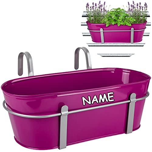 alles-meine.de GmbH Hänge - Topf/Blumentopf/Balkonkasten Farbwahl Ø...